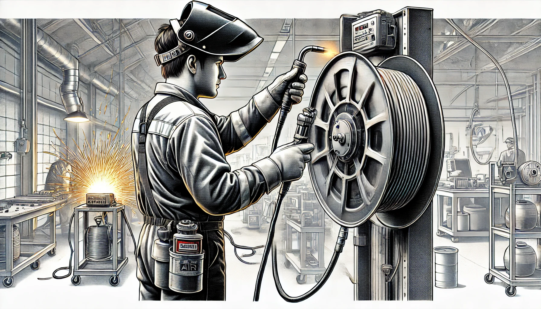 air hose reel